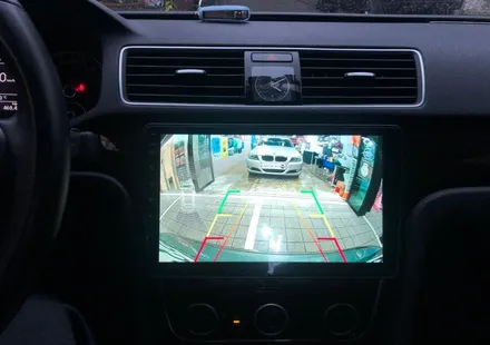 파사트 안드로이드 네비 후방카메라 공임 설치