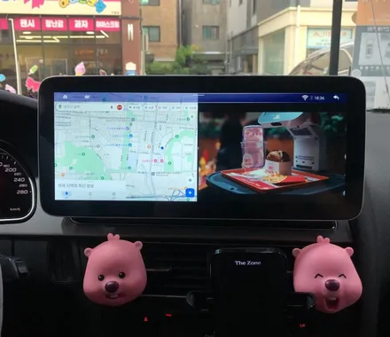 아우디 A5 12.3 인치 인천 안드로이드 모니터