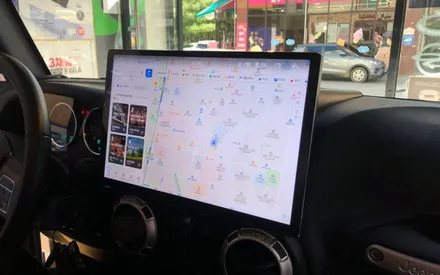 JEEP 랭글러 13인치 안드로이드 올인원 AHD 후방카메라