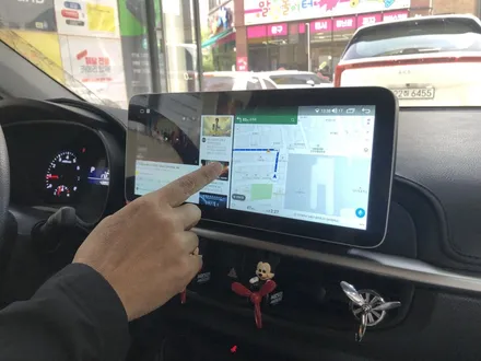 모닝 어반 12.3인치 안드로이드 네비게이션 자동 업그레이드