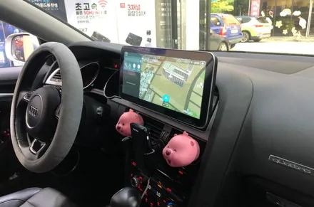 아우디 A5 12.3 인치 인천 안드로이드 모니터
