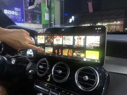 벤츠 GLC X253에 잘 어울리는 안드로이드 올인원 네비게이션
