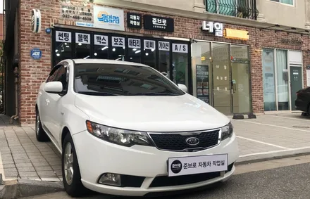 오래돼서 더운 필름 썬팅 인천 썬팅으로 시원하게 재시공.