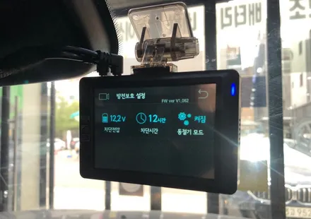 인천 올란도 안드로이드 블랙박스 설치 공임.