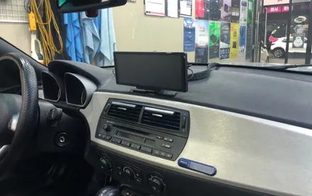 bmw e85 남동구 후방카메라 거치형 안드로이드 모니터 설치