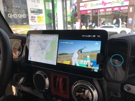 랭글러가 좋아하는 모터스 밸류 안드로이드 네비게이션.