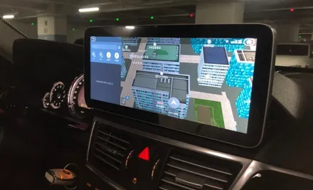 W212 카인원 안드로이드  AHD 후방 카메라 출장 설치
