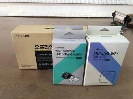 아이나비 Z9000 먹싱박스를 이용한 4채널 블랙박스 만들기.