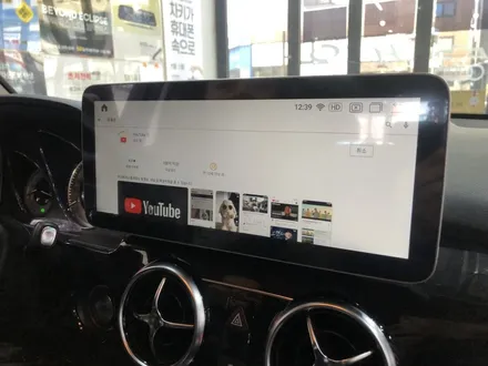 벤츠 GLK 안드로이드 모니터로 즐기는 유튜브와 티맵[인천 준브로]