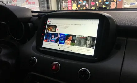 피아트 500X 어라운드뷰 모니터 안드로이드 올인원