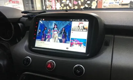 피아트 500X 어라운드뷰 모니터 안드로이드 올인원
