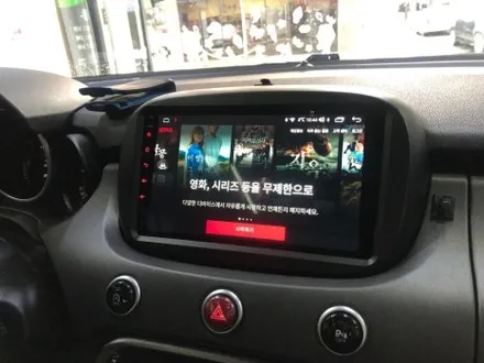 피아트 500X 어라운드뷰 모니터 안드로이드 올인원