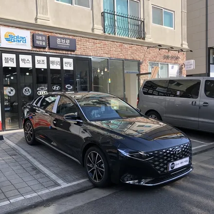 더 뉴그랜져 신차 썬팅 인천 솔라가드 시공.