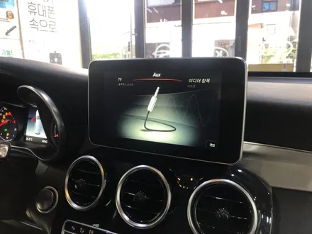 벤츠 GLC 와이드 모니터 M2C 200A 국산 안드로이드 완성