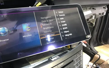 벤츠 CLS W218 안드로이드 유튜브 네비게이션 깔끔하게 설치