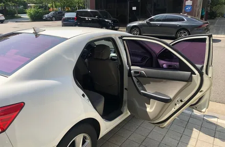 오래돼서 더운 필름 썬팅 인천 썬팅으로 시원하게 재시공.