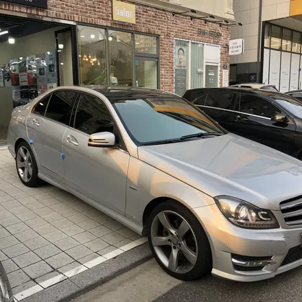 인천 썬팅 벤츠 w204 솔라가드 새턴