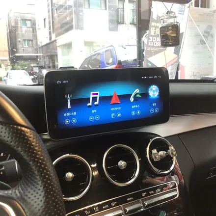 벤츠 C클래스 w205 안드로이드 사용하기