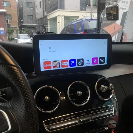 벤츠 C클래스 w205 안드로이드 사용하기