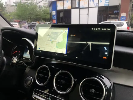 벤츠 GLC 와이드 모니터 M2C 200A 국산 안드로이드 완성
