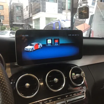 벤츠 C클래스 w205 안드로이드 사용하기