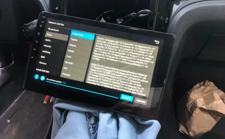 파사트 B7 차량용 안드로이드 android auto, apple carplay.
