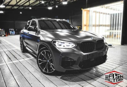 BMW X4M 에이버리 사틴 다크 바솔트 메탈릭 전체랩핑 [일산파주운정김포 랩핑] / 부천시 원미구 상동