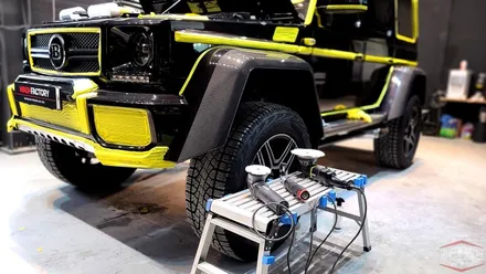 [일산 광택] 벤츠 G바겐 G500 4x4 광택+유리막코팅 시공! / 부천시 원미구 상동