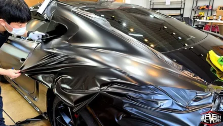 [포르쉐 랩핑] 718 카이맨 GTS 사틴블랙 전체랩핑! [부천 랩핑] / 부천시 원미구 상동