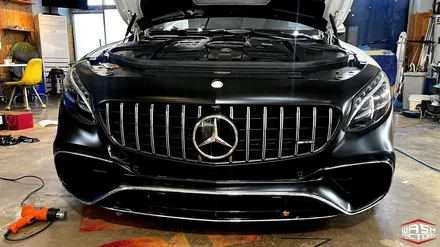 벤츠 S63 AMG 사틴블랙 전체랩핑! / 부천, 광명, 시흥