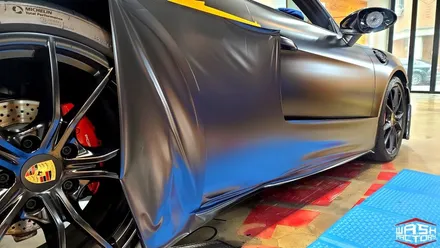 [포르쉐 랩핑] 718 카이맨 GTS 사틴블랙 전체랩핑! [부천 랩핑] / 부천시 원미구 상동