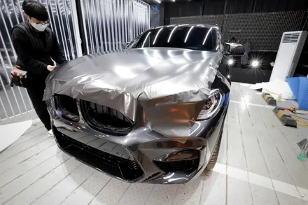 BMW X4M 에이버리 사틴 다크 바솔트 메탈릭 전체랩핑 [일산파주운정김포 랩핑] / 부천시 원미구 상동