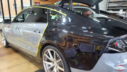 [부천 랩핑] AUDI A6 에이버리 락그레이 전체 랩핑으로 변신! [순정 나르도그레이] / 부천시 원미구 상동