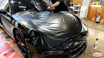 [포르쉐 랩핑] 718 카이맨 GTS 사틴블랙 전체랩핑! [부천 랩핑] / 부천시 원미구 상동
