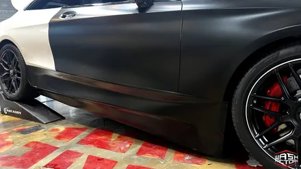 벤츠 S63 AMG 사틴블랙 전체랩핑! / 부천, 광명, 시흥