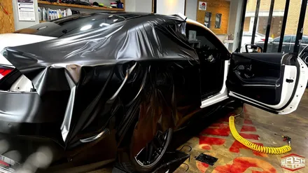 벤츠 S63 AMG 사틴블랙 전체랩핑! / 부천, 광명, 시흥