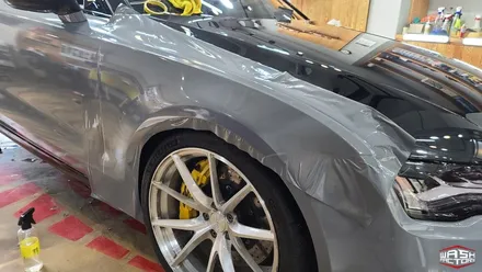 [부천 랩핑] AUDI A6 에이버리 락그레이 전체 랩핑으로 변신! [순정 나르도그레이] / 부천시 원미구 상동