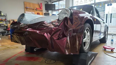 [클래식카 랩핑] 91년식 포르쉐 911 랩핑 시공! Porsche 964 Wrap / 부천시 원미구 상동