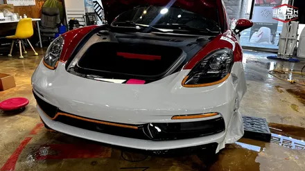 [컬러 PPF ] 718 카이맨 GTS 레드바디에서 크레용으로 전체 PPF 시공![전체 PPF] / 부천, 광명, 시흥