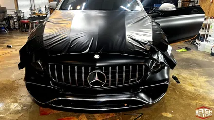 벤츠 S63 AMG 사틴블랙 전체랩핑! / 부천, 광명, 시흥