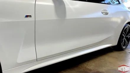[자동차 랩핑]BMW 420i 사틴 화이트 전체랩핑  [부천랩핑] / 부천, 광명, 시흥