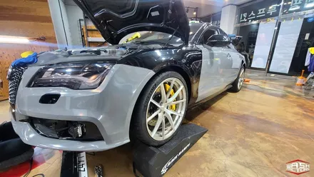 [부천 랩핑] AUDI A6 에이버리 락그레이 전체 랩핑으로 변신! [순정 나르도그레이] / 부천시 원미구 상동