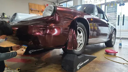 [클래식카 랩핑] 91년식 포르쉐 911 랩핑 시공! Porsche 964 Wrap / 부천시 원미구 상동