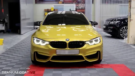 BMW M4 수성광택, 유리막코팅으로 새차 만들기 프로젝트!![일산워시팩토리] / 부천시 원미구 상동