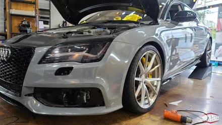 [부천 랩핑] AUDI A6 에이버리 락그레이 전체 랩핑으로 변신! [순정 나르도그레이] / 부천시 원미구 상동