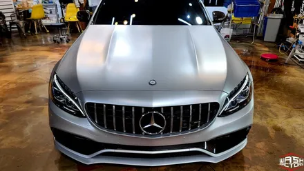 [시공 영상] 벤츠 C63 AMG 사틴 실버로 완전한 탈바꿈 완성! [랩핑] / 부천시 원미구 상동
