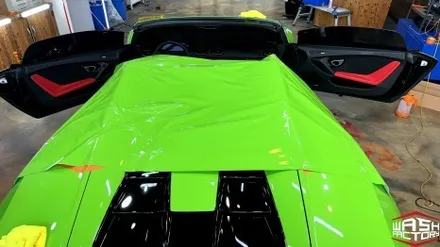 부천 랩핑 우라칸 스파이더 AX 바이퍼 그린 전체랩핑 시공 / 부천, 광명, 시흥