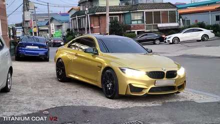 BMW M4 수성광택, 유리막코팅으로 새차 만들기 프로젝트!![일산워시팩토리] / 부천시 원미구 상동