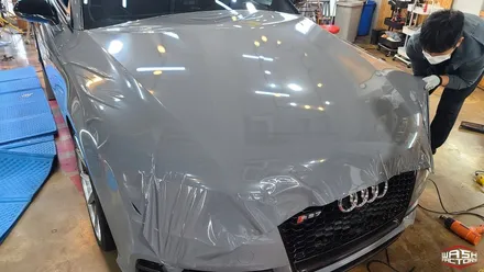 [부천 랩핑] AUDI A6 에이버리 락그레이 전체 랩핑으로 변신! [순정 나르도그레이] / 부천시 원미구 상동