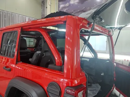 [일산 래핑] JEEP 랭글러 루비콘 루프스킨 사틴블랙 포인트랩핑 시공기! / 부천시 원미구 상동